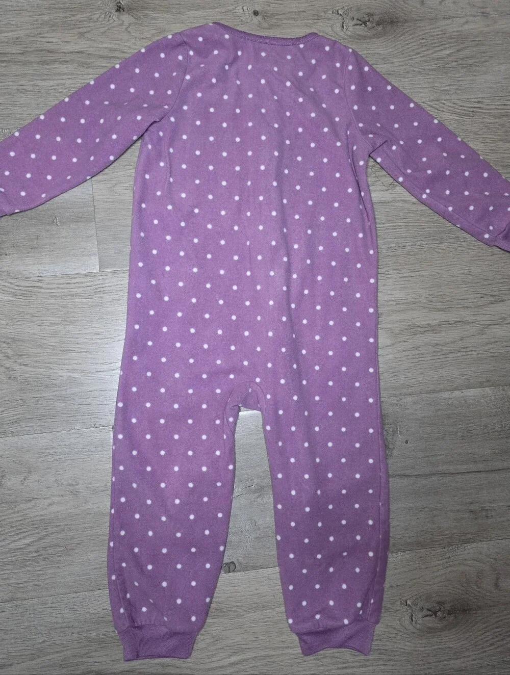 Carter's Toddler Girls' Mouse Fleece Footie Pajamas With Polka Dots, Size 4T